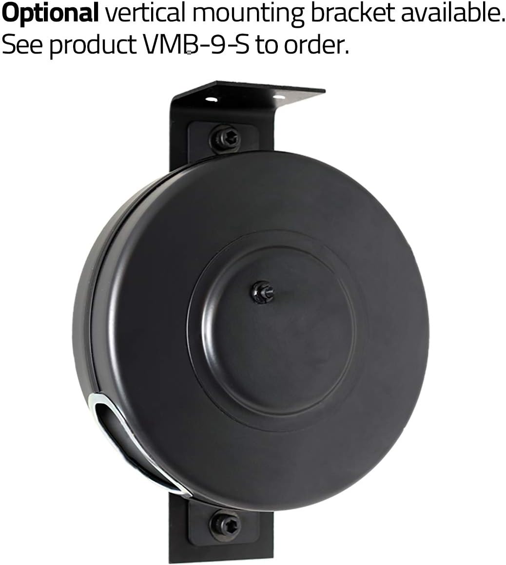 XLR-60S Dual Shield Premium Retractable XLR Cable System with Female Retractable End for Microphone Applications, 60-foot