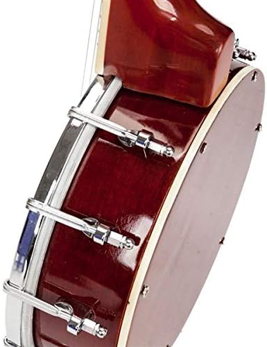 High Quality Stringed Instruments Exquisite Professional 4-string Banjo Set Wood Color