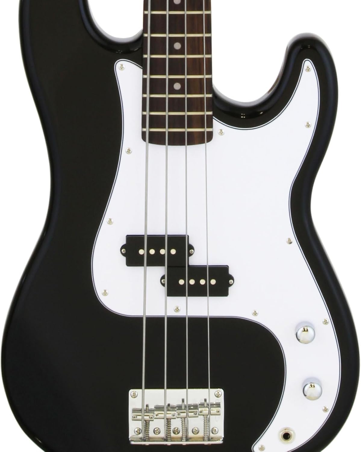 Aria STB-PB Electric Bass Guitar in Black