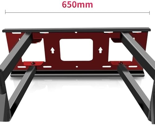 Adjustable TV Wall Mount - for 70-120 Inch LCD TV Wall Mounting Bracket, TV Mount Bracket with Two Swivel Articulating Tilt 6 Arms, Max Vesa 1000 x 600 mm, Holds up to 130 kg