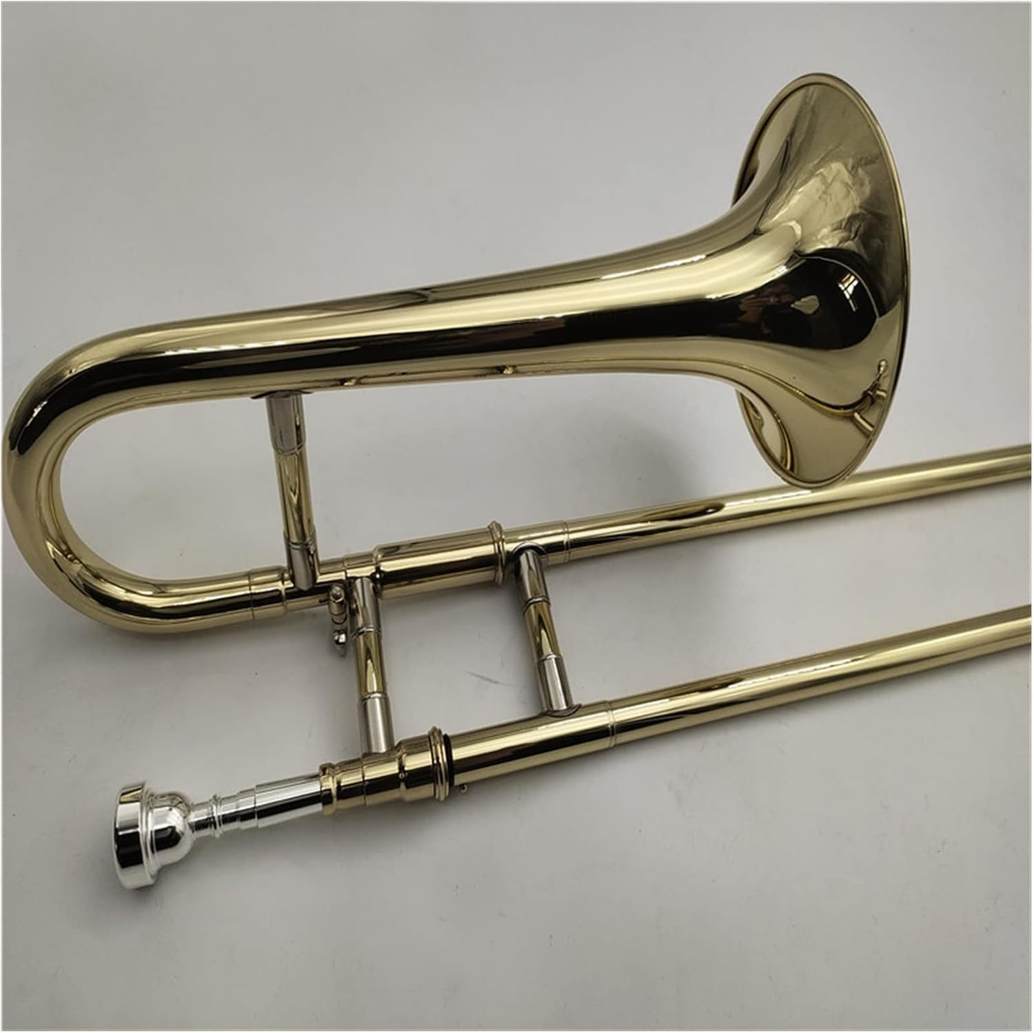 FLFL Student Trombone B Flat Trombone Brass Plated Wind Instruments