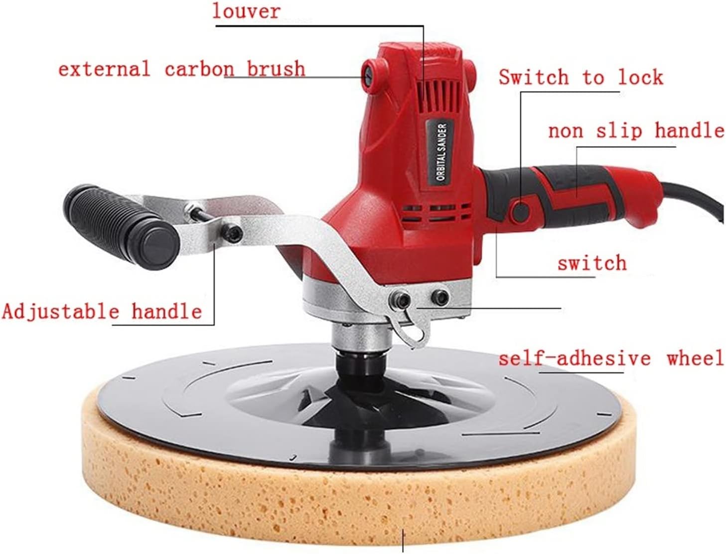 1500W Electric Concrete Epoxy Cement Mortar Trowel Wall Smoothing Polishing Machine with Efficiency