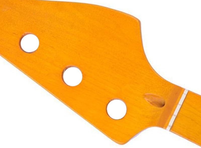 21 Frets Electric Bass Guitar Neck Maple Fingerboard Guitar Accessories Parts Glossy Musical Instruments