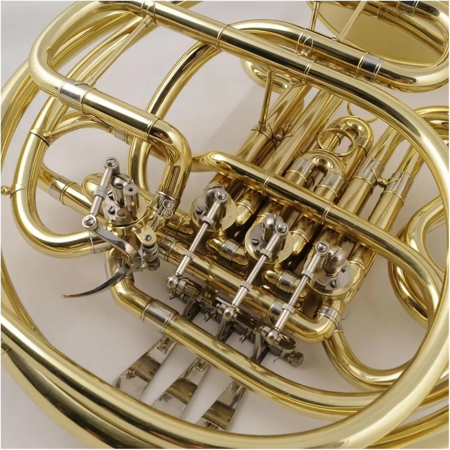 4 key double row French horn instrument suitable for beginners to practice