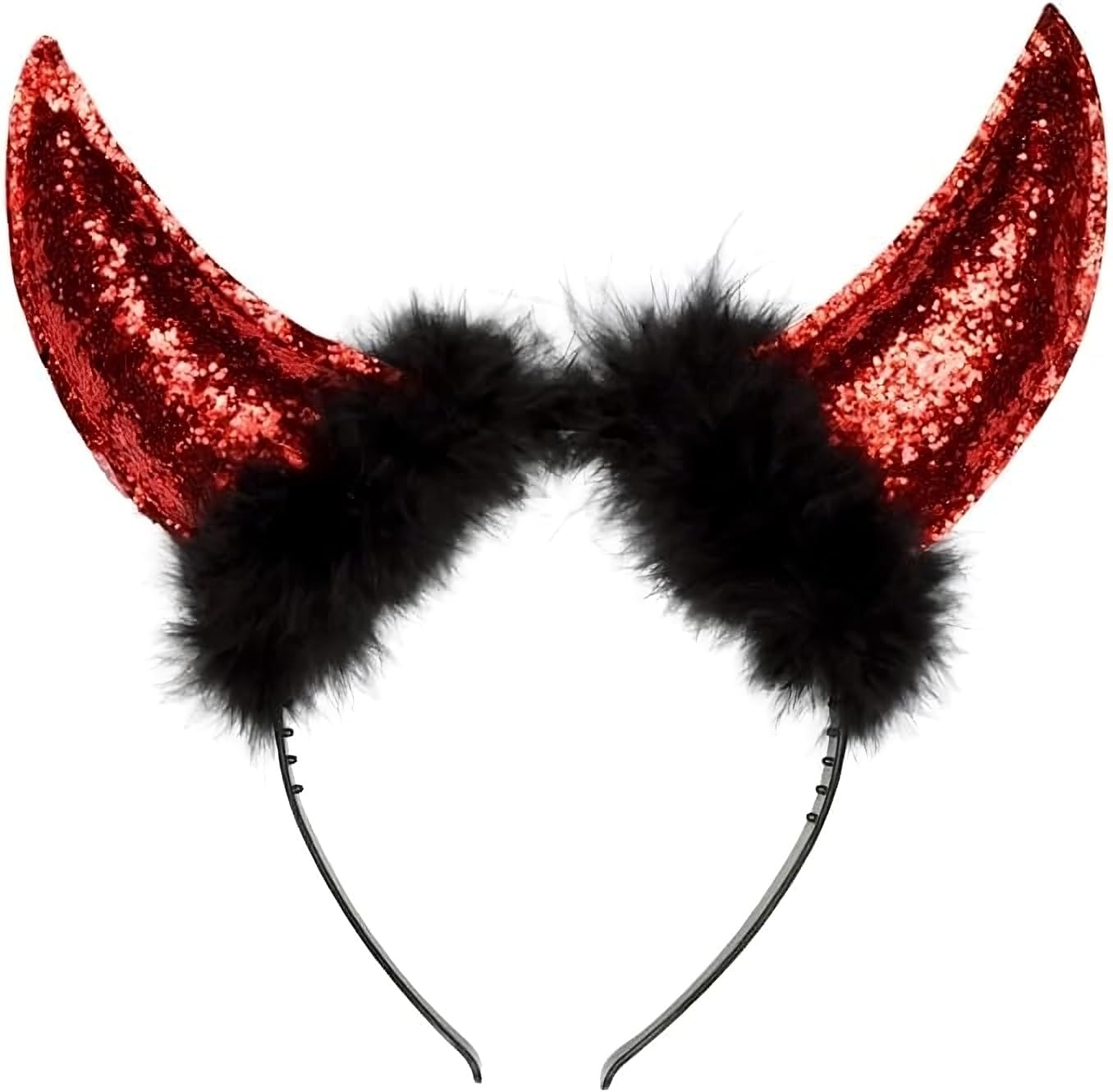 Boland 01069 – Headband Devil Horns Hats and Other Headgear Red/Black