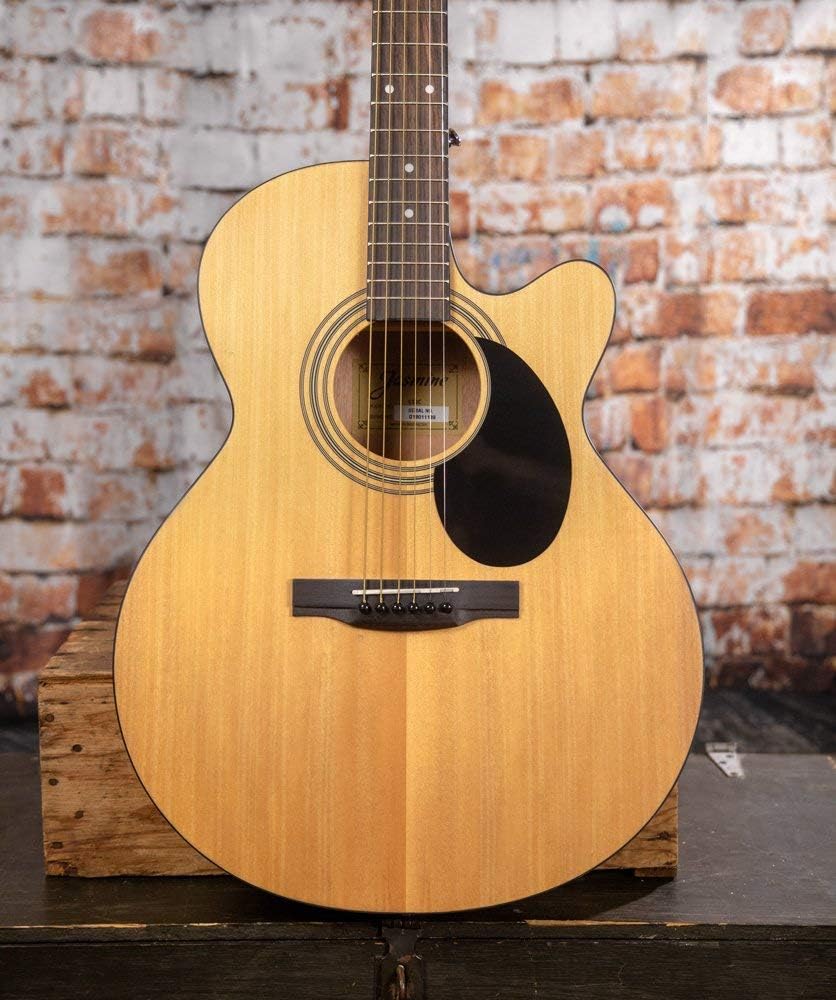 Jasmine S34C Orchestra Style Acoustic Guitar. Natural Finish