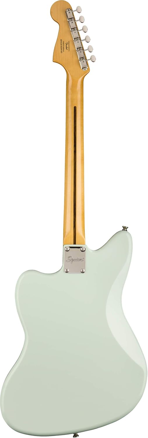 Fender Squier Classic Vibe '60s Jazzmaster - Sonic Blue Bundle with Gig Bag, Instrument Cable, Tuner, Strap, Strings, Picks, and Austin Bazaar Instructional DVD