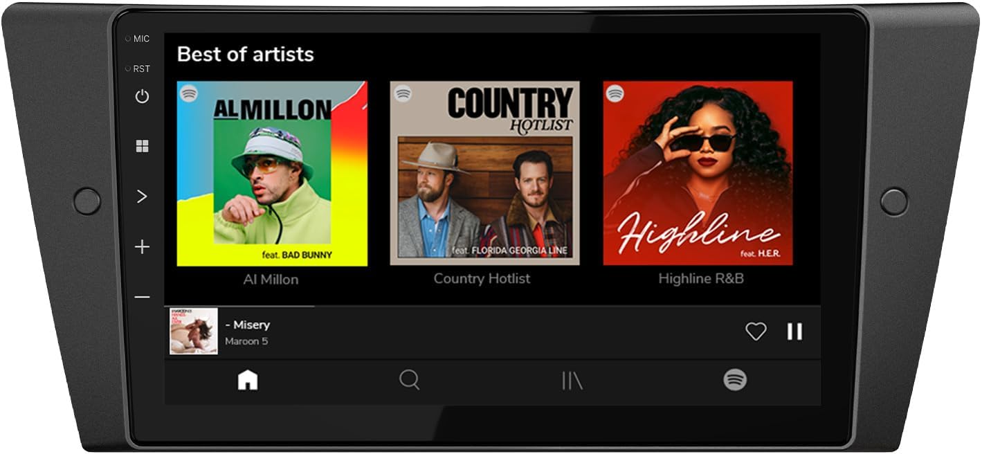 Eonon E90X6S 6+64GB Car Stereo for BMW 3 Series 2005-2011(E90/E91/E92/E93), Android 13 Wireless CarPlay & Android Auto, 9 Inch Head Unit, HDMI/SWC/4G LTE/Bluetooth/WiFi - (E90A12S Upgrade)