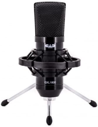 CAD GXL1800 Condenser Microphone Bundle with Desktop Boom Arm Microphone Stand (2 Items)