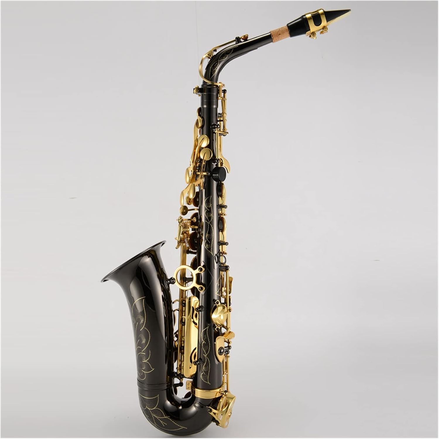 Saxophones Student Black Nickel Gold Key E Flat Alto Saxophone Wind Instrument Saxophone Set