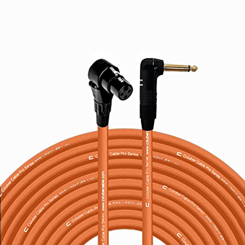 COLUBER CABLE Right Angle XLR Female to Right Angle 1/4