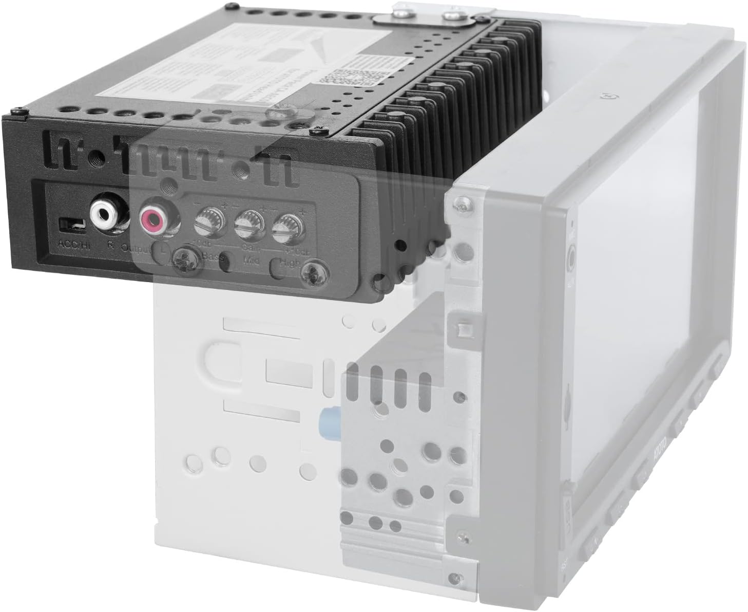 ATOTO Car Amplifier, 4 Channel, 400 Watts Max Power, 2/4 Ohm Stable, Class A/B, Only Compatible with Selected ATOTO Car Stereos