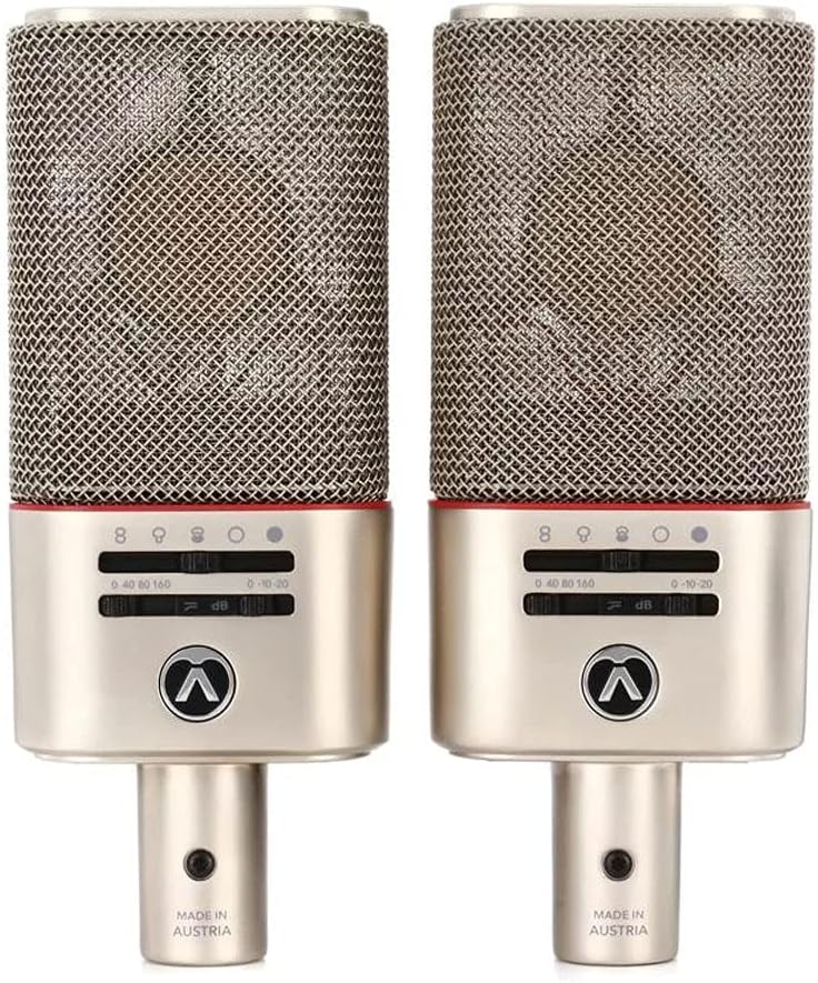 Austrian Audio OC818 Dual Set Plus Large-Diaphragm Multi-Pattern Condenser Microphones (Matched Pair)