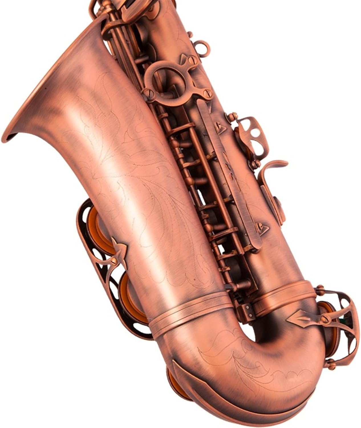 E Flat Alto Saxophone Woodwind Instrument Professional Beginners Grade Exam Matt Red