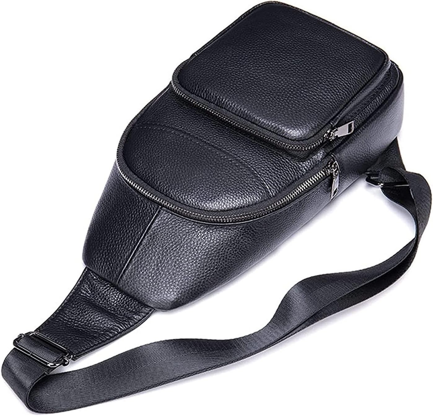 Leather Crossbody Anti Theft Travel Chest Backpack for Hiking Camping Cycling bag