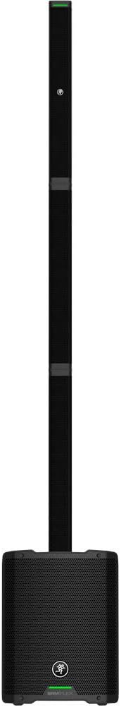 Mackie SRM-FLEX Portable 1300W Column PA System with Sennheiser e 835 Microphone, Tripod Mic Stand & XLR Cable Bundle