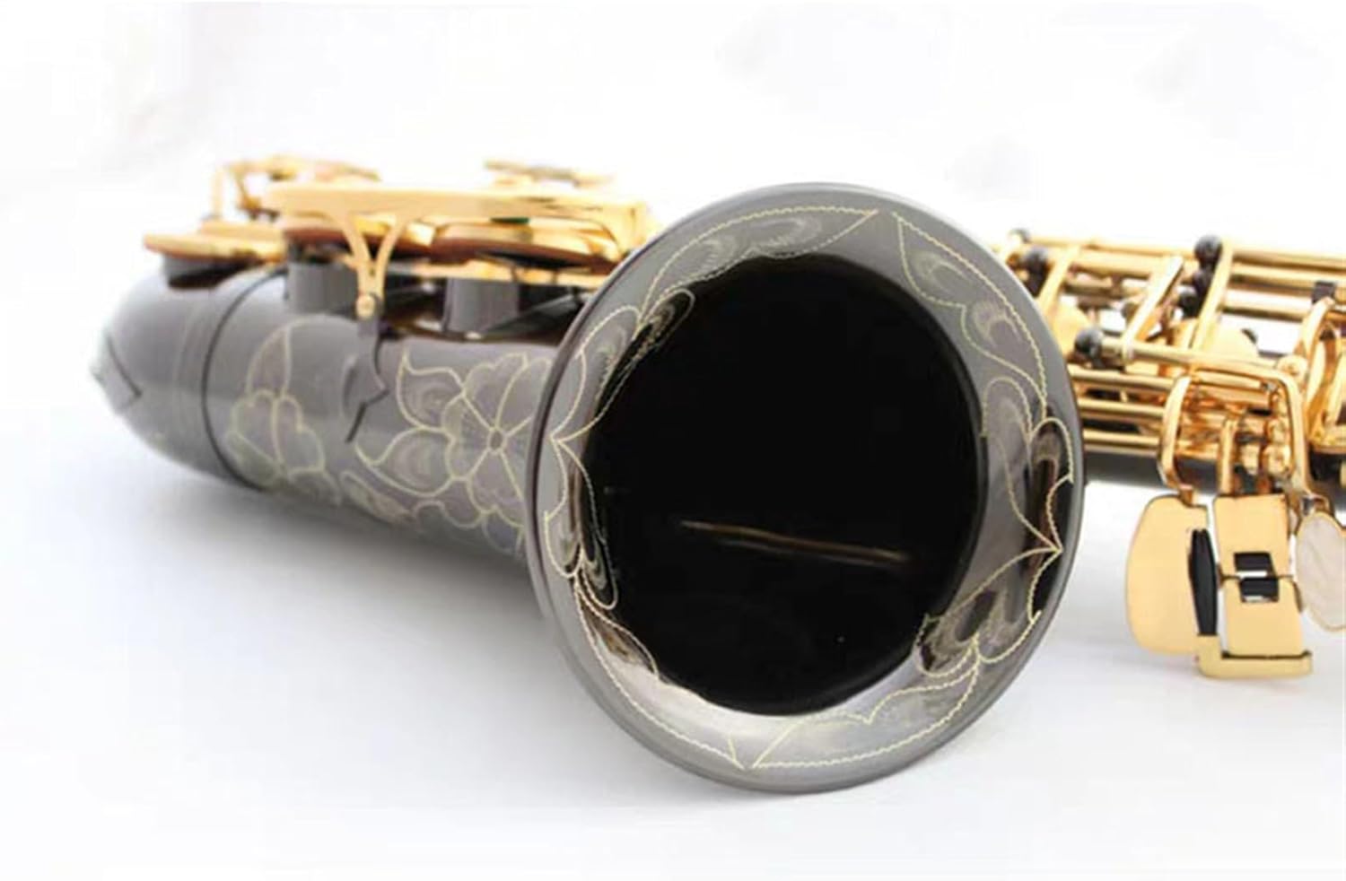Beginner saxophone E Flat Alto Saxophone Wind Instrument Black Nickel Gold Plated Beginner's Grade Saxophone