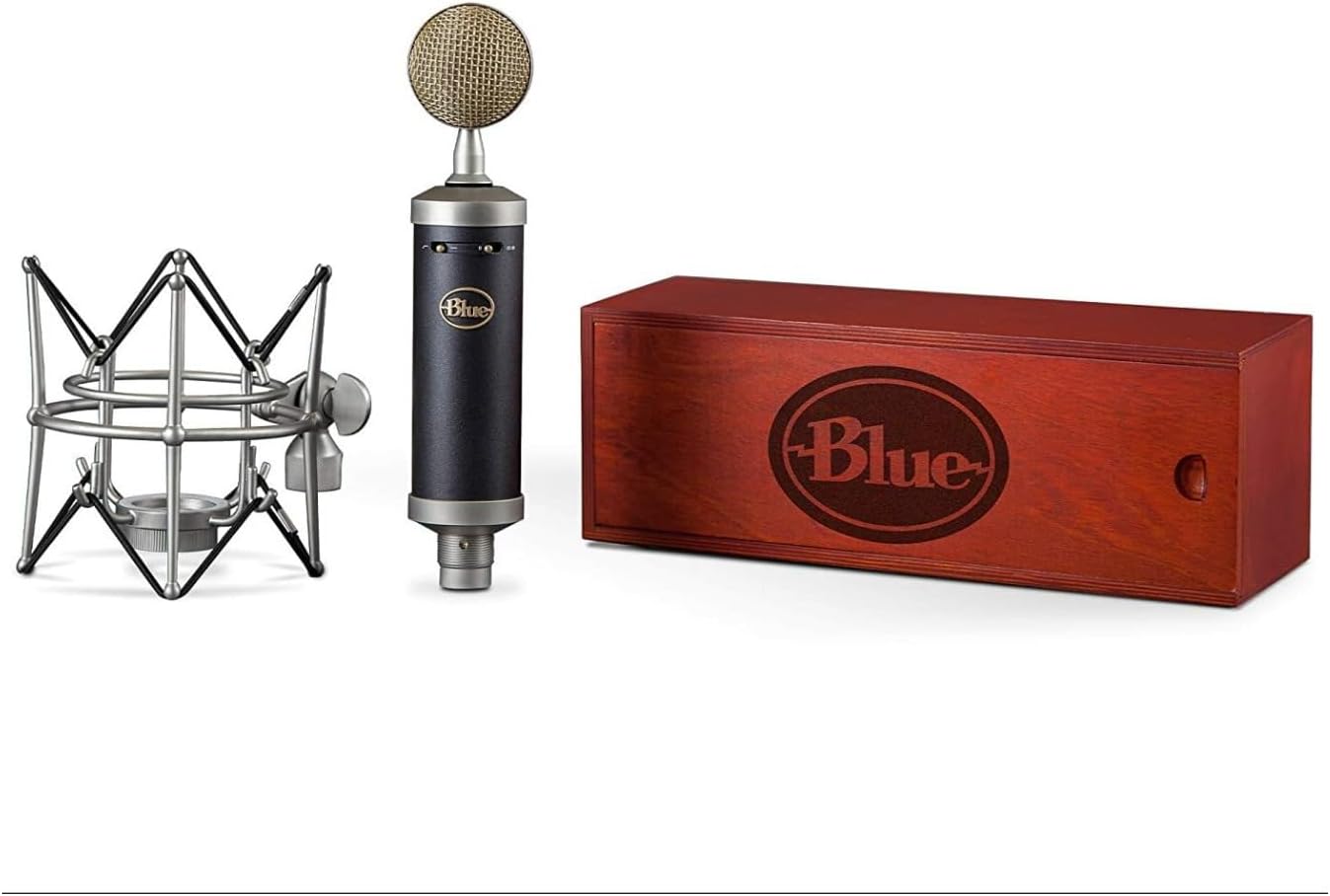 Blue Microphone Baby Bottle XLRCardioid Condenser Microphone for Recording, Streaming, Podcasting, Gaming, Mic with Large Diaphragm Cardioid Capsule, Shockmount & Protective Case