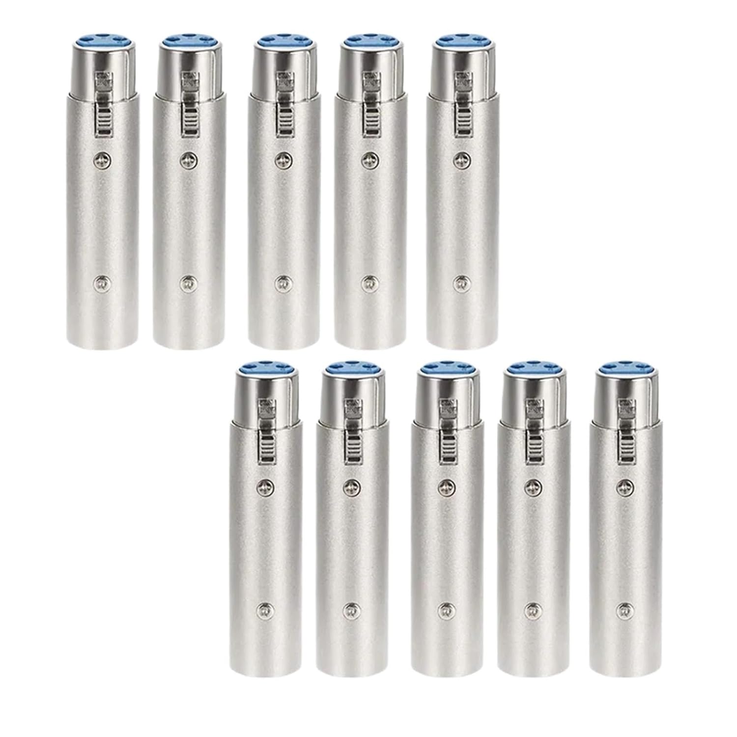 3-Pin Female to Male Adapter Microphone Cable Line for Speaker Extension Cord(Pack of 10)