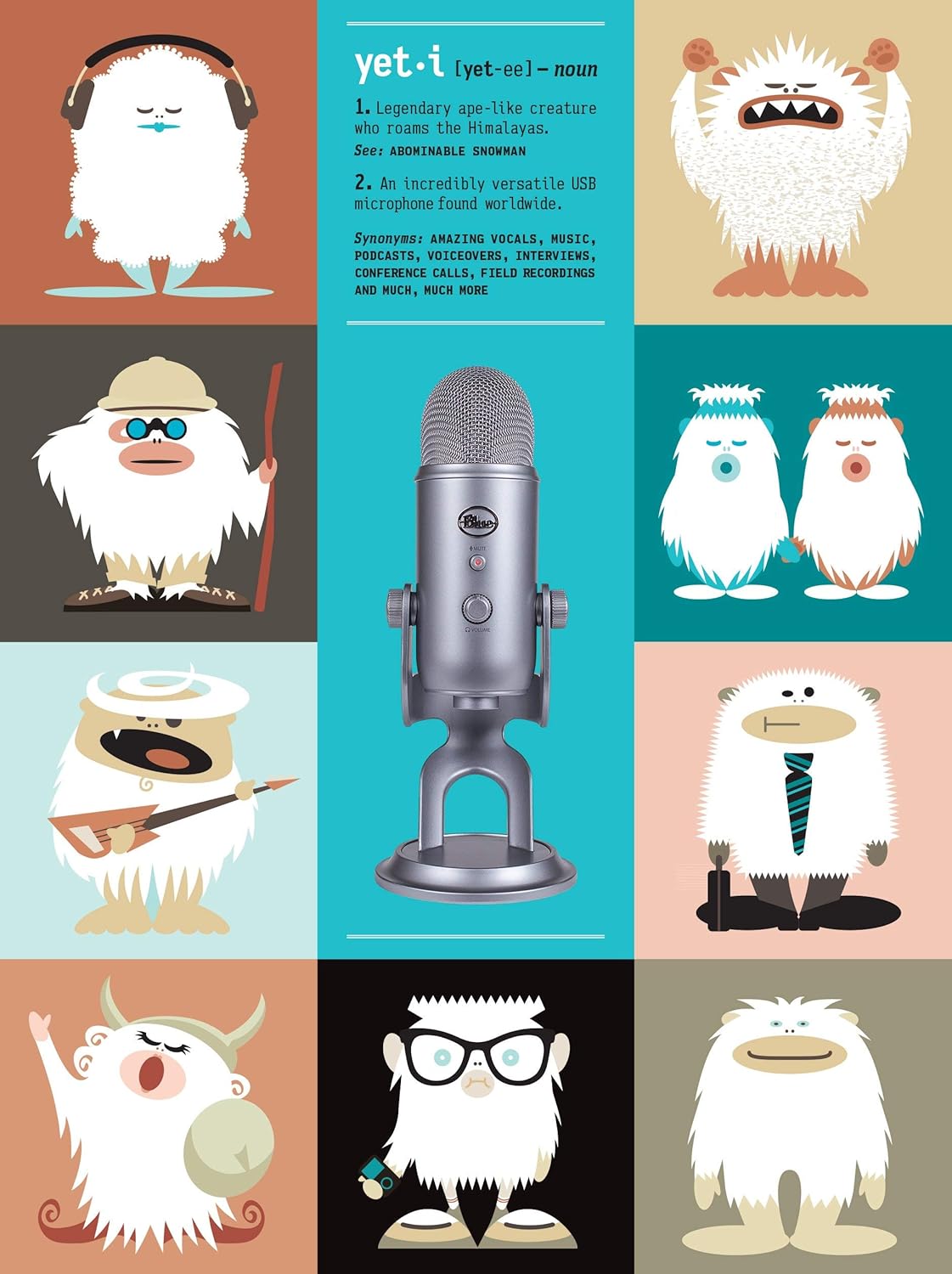 Blue Yeti USB Microphone - Space Gray (Renewed)