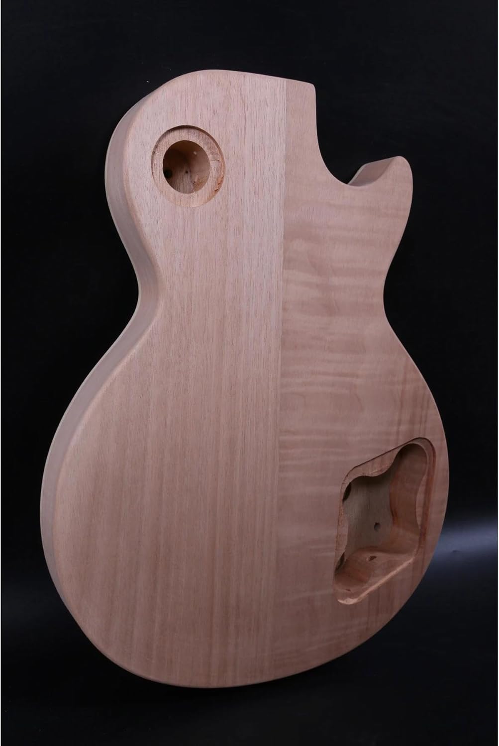 Guitar Body Guitar Replacement Parts Guitar Body DIY Electric Guitar Body Replacement Solid Wood Flame Maple Veener Set