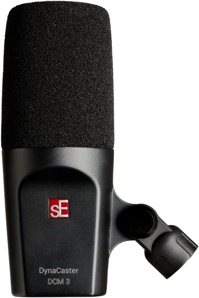 SE Electronics DCM3 Dynacaster DCM 3 Broadcast Microphone, Black