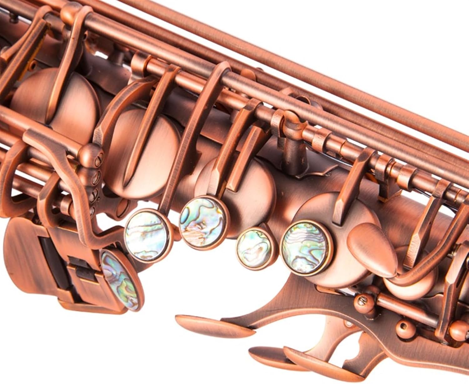 E Flat Alto Saxophone Woodwind Instrument Professional Beginners Grade Exam Matt Red