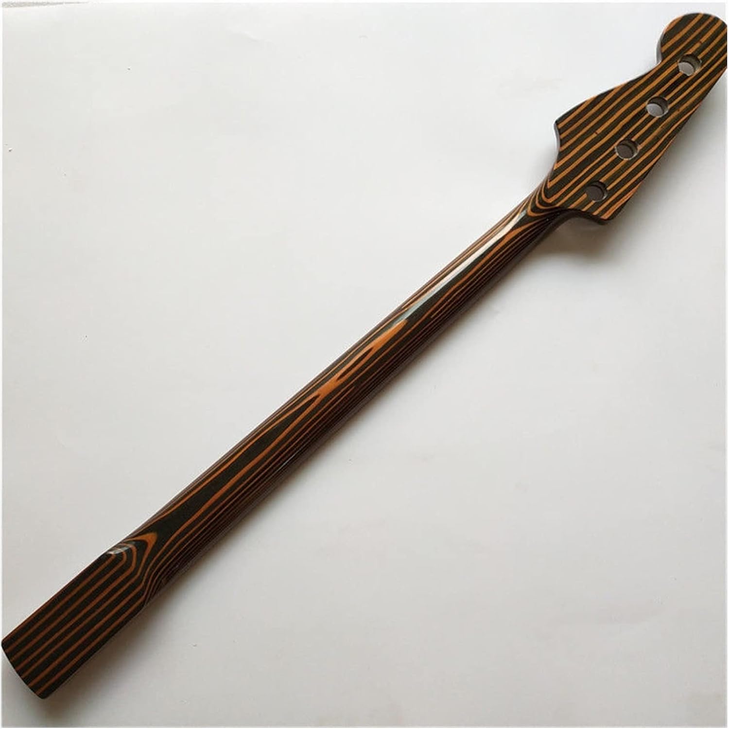 TSTS Zebra Wood Electric Bass Guitar Neck Replacement 4 String 20 Fret Guitar ​Neck Replacement