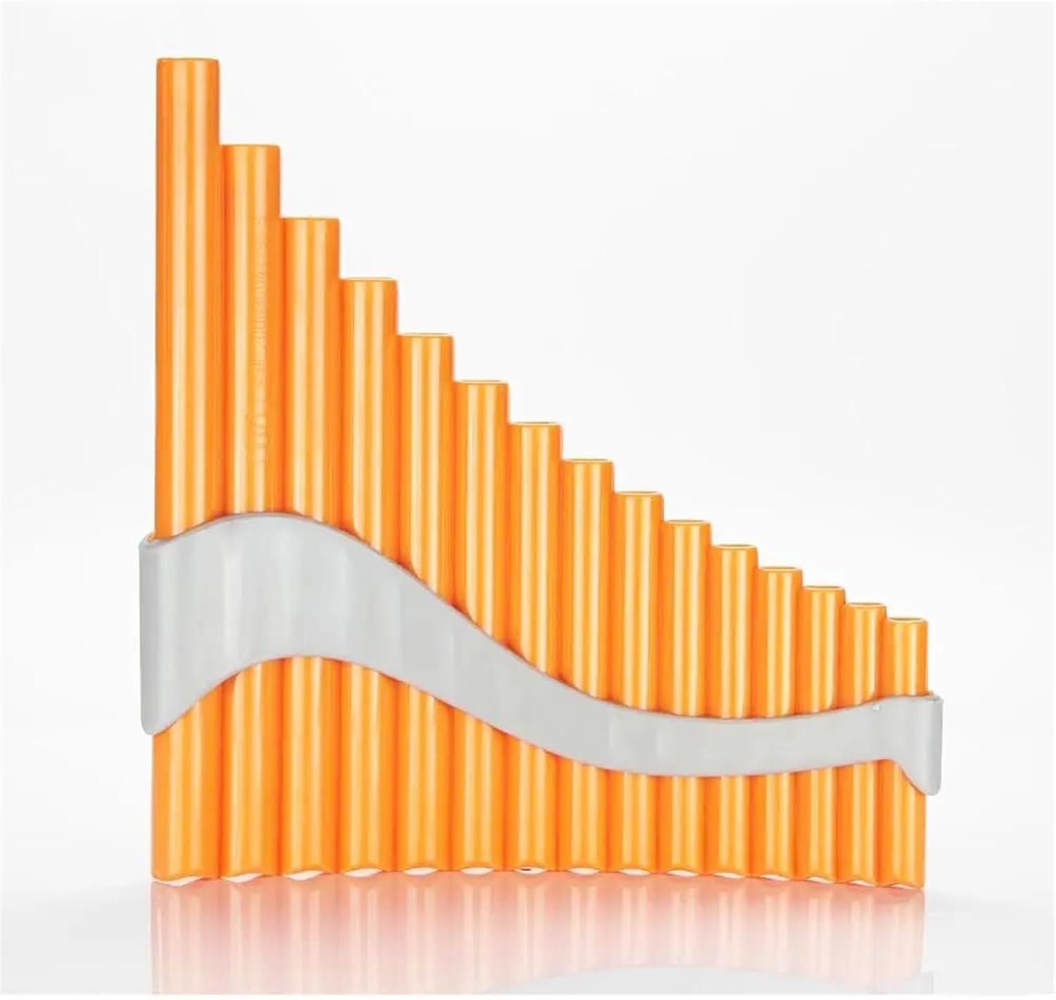 15 Pipes Panpipes G Key Beginners Plastic Panflute Professional Pan Pipe Woodwind Musical Instrument(Color:Left hand)