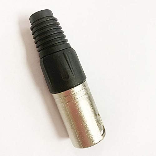 Davitu Electrical Equipments Supplies - 100PCS/lot 3 Pin XLR Male Plug Connector Microphone MIC Adapter XLR Cable Termininal Audio Wire Connector - (Color: 50 Male 50 Female)