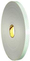 3M 3M6450 0.5 X 36 Yards Foam Tape .12 Thick