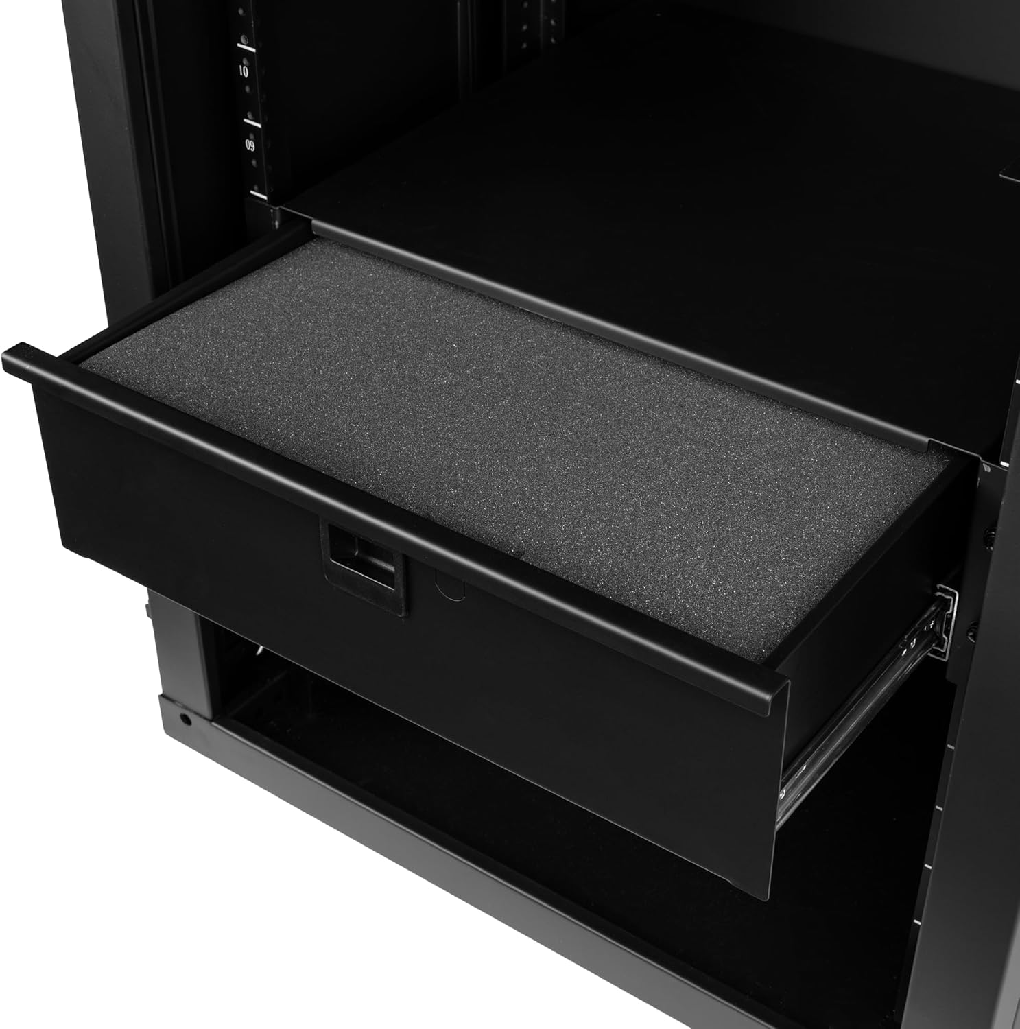 Gator Rackworks Standard 3U Rack Mount Drawer with Foam Interior and Lock, 14.2