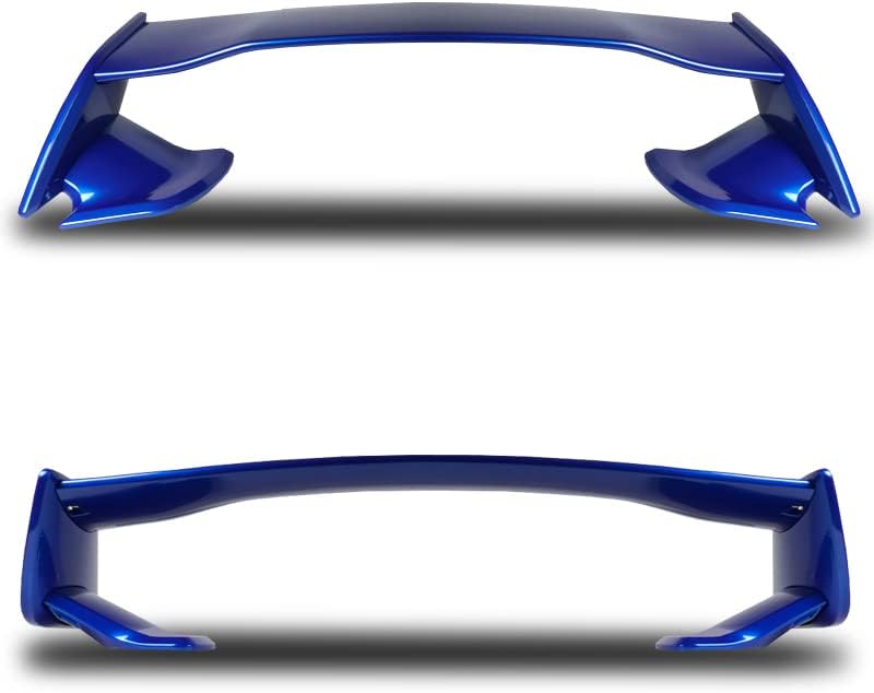 Trunk Spoiler Wing Lip Rear Tail Lid kit ABS OE-Style Fit for 2015-2021 Subaru WRX STI, Car Mods Exterior Accessories Replacement Parts Assembly, 2016 2017 2018 2019 2020 (Painted Blue)