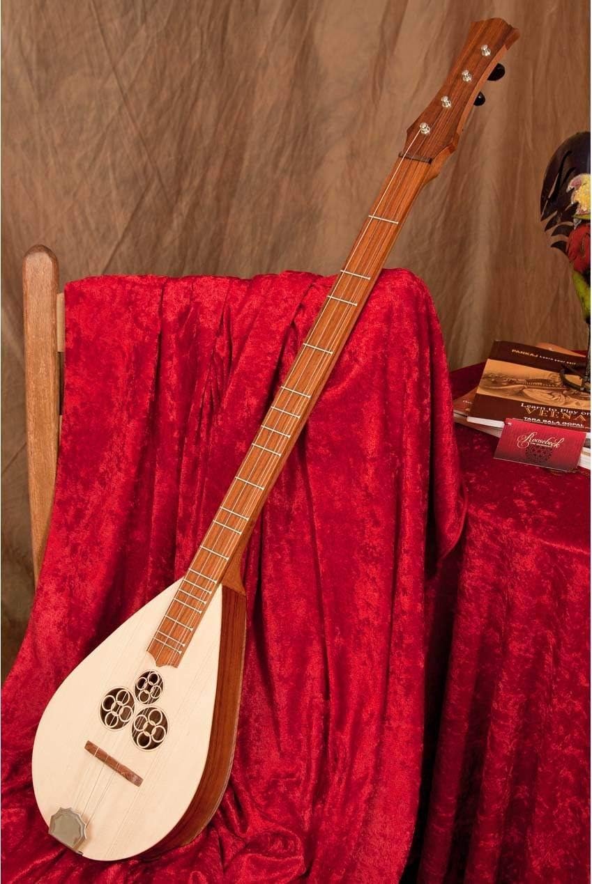 Wildwood Dulcimer Package Includes: Wildwood Dulcimer – Rosewood + Roosebeck Dulcinet 4 String Replacement Strings Set + Snark Clip-On Chromatic Tuner
