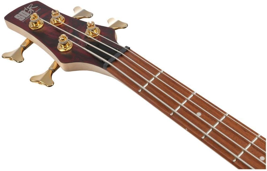 Ibanez SR300EDX Standard 4-String Right-Handed Electric Bass Guitar with Jatoba Fretboard, Nyatoh Body, and PowerSpan Dual Coil Pickups (Wine Red Frozen Matte)