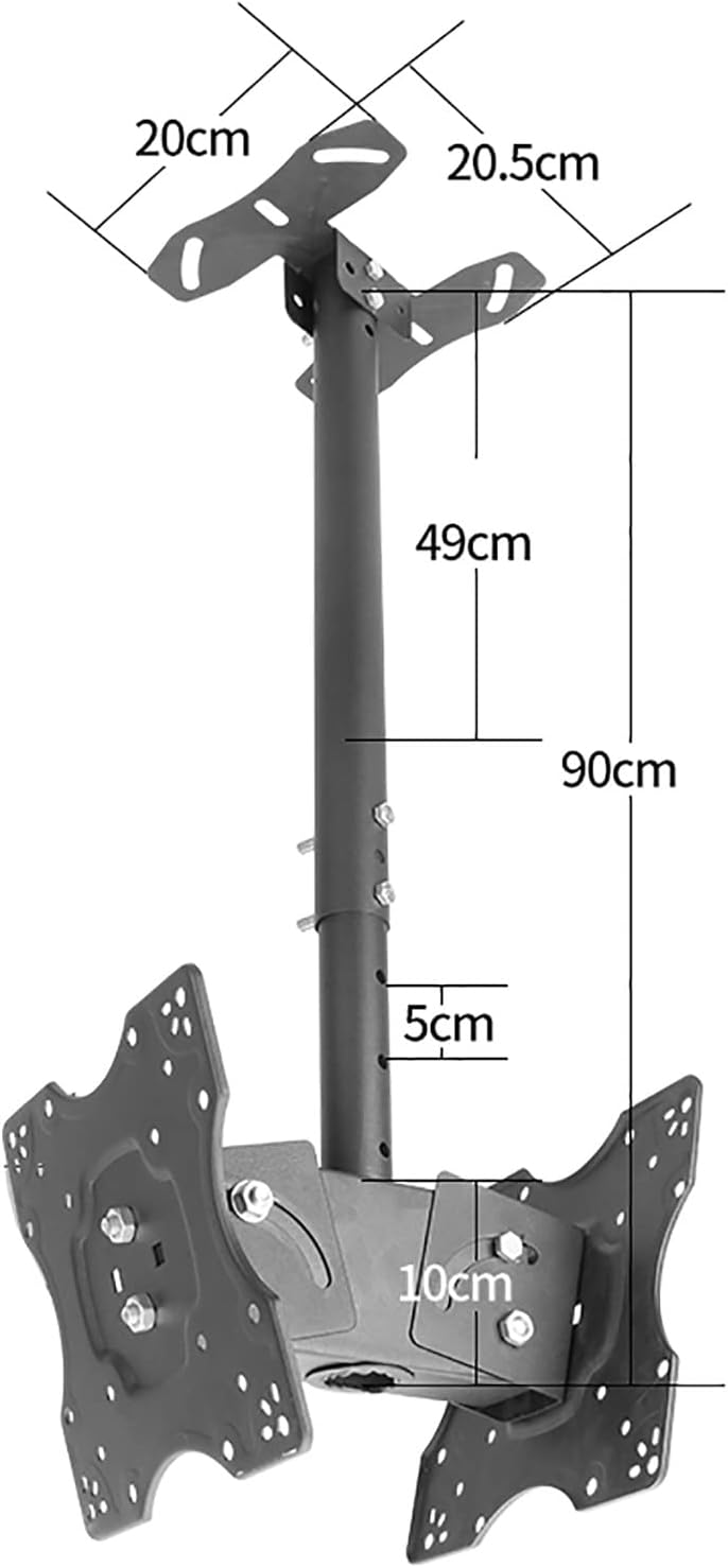 TV Stand,TV Ceiling Mount, TV Wall Mount Bracket Fits 20-32 Inch TV Flat Screen Display, 360° Rotation Swivel Tilt Full Motion Ceiling TV Bracket (Size : 1.5m)