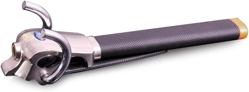 Car Steering Wheel Lock Foldable Security Anti Cut Saw Rust Adjustable Airbag Lock with Key Allen Key (Color : Black)