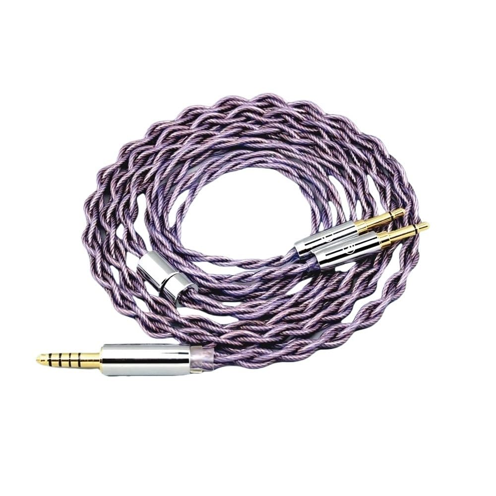 Type2 7N OCC Headphone Cable for AH-D7200 AH-D5200 AH-D9200 AH-D600 AH-D7100 1.8mm 140 cores Litz 7873(XLR 4 Pole Male Plug,300cm)