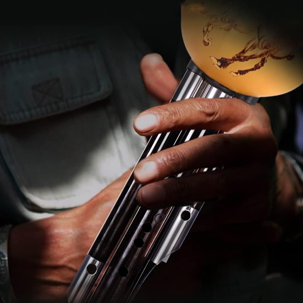 Musical Instruments Professional Performance Cucurbit C Down, B, G, F, Cucurbit Flute Beginners To Practice Playing Hulusi Ebony Sound Tube With Chinese Knot And Box (Color : Black, Size : G-key)