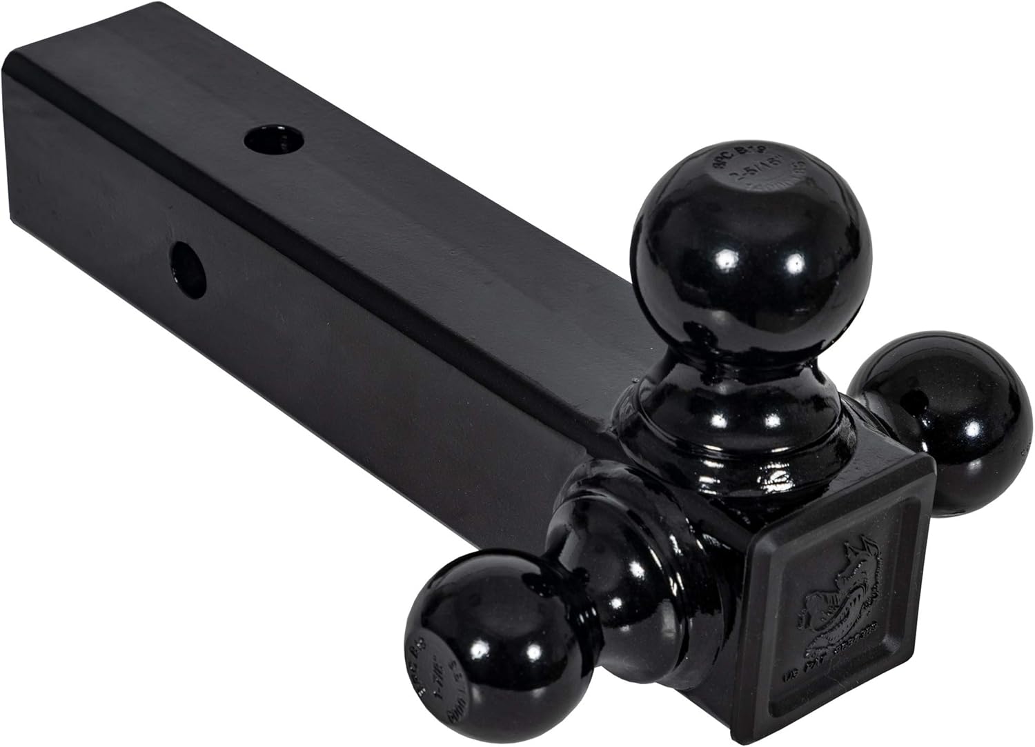 Buyers Products Tri-Ball Hitch with Black Towing Balls - 2-1/2 Inch Receiver