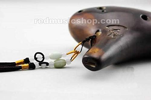 Classic FengYa 12 Hole Ocarina Ceramic Flute,for Professional, 7 Keys Available (G (Alto) Key)