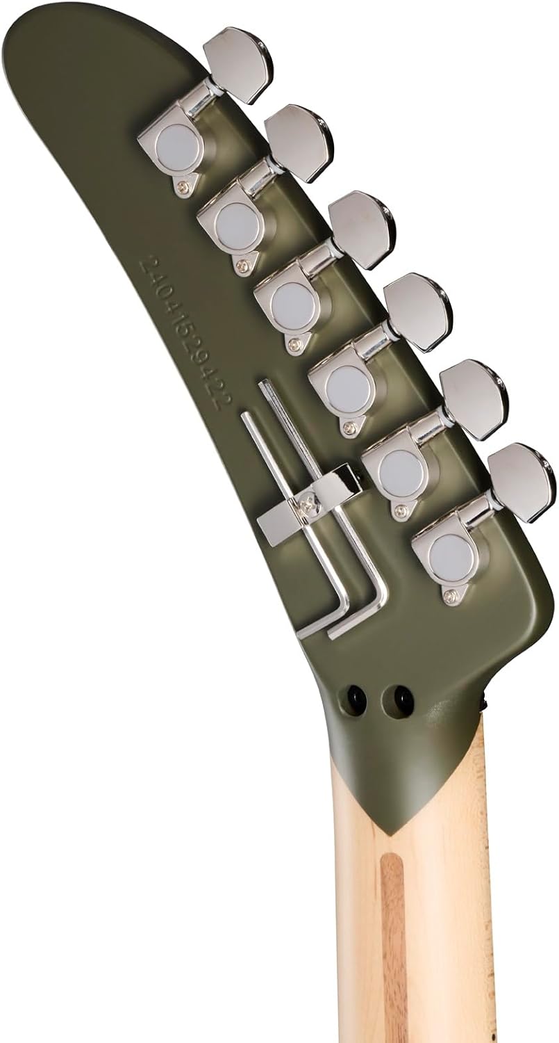 Kramer 84 HH Maple Neck Floyd Rose, Atlas Green with Bag