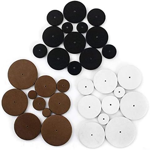 MUSICMEDIC.COM 250 PIECE ROOPAD ASSORTMENT- NO RESONATOR. SAXOPHONE PADS for WOODWIND REPAIR. SUPPLIES FOR WOODWIND REPAIR (Chocolate RooPads)