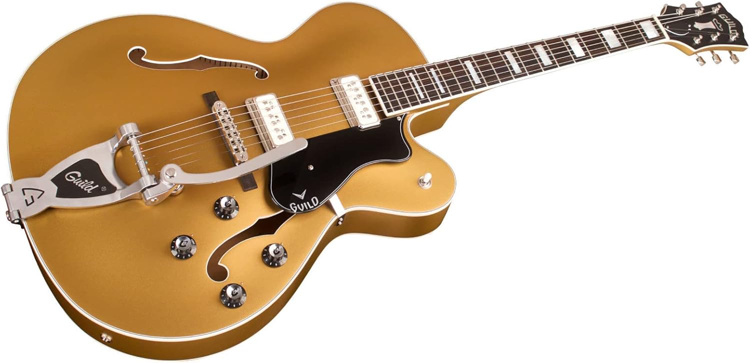 Guild X-175 Manhattan Special Hollowbody Electric Guitar - Gold Coast