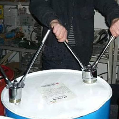 Manual Barrel Sealing machine200l Oil Drum Pressure Cap Sealing Barrel Crimping Tool, 35&70mm Crimper Sealer, 53 Gallon Manual Oil Barrel Sealing Machine,Small