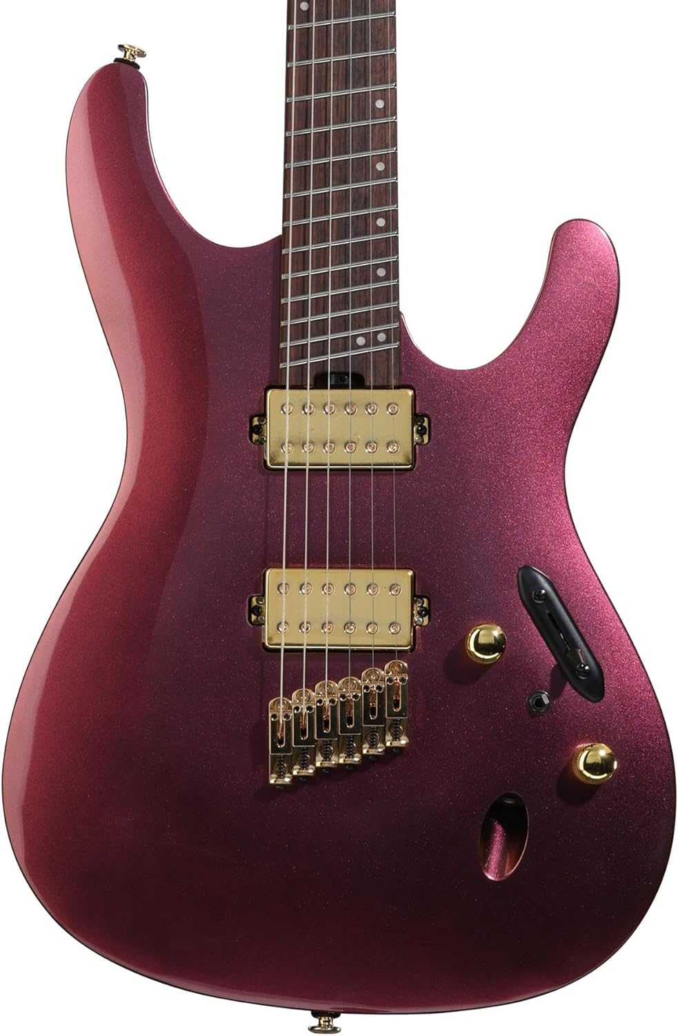 Ibanez Axe Design Lab SML721 Electric Guitar - Rose Gold Chameleon