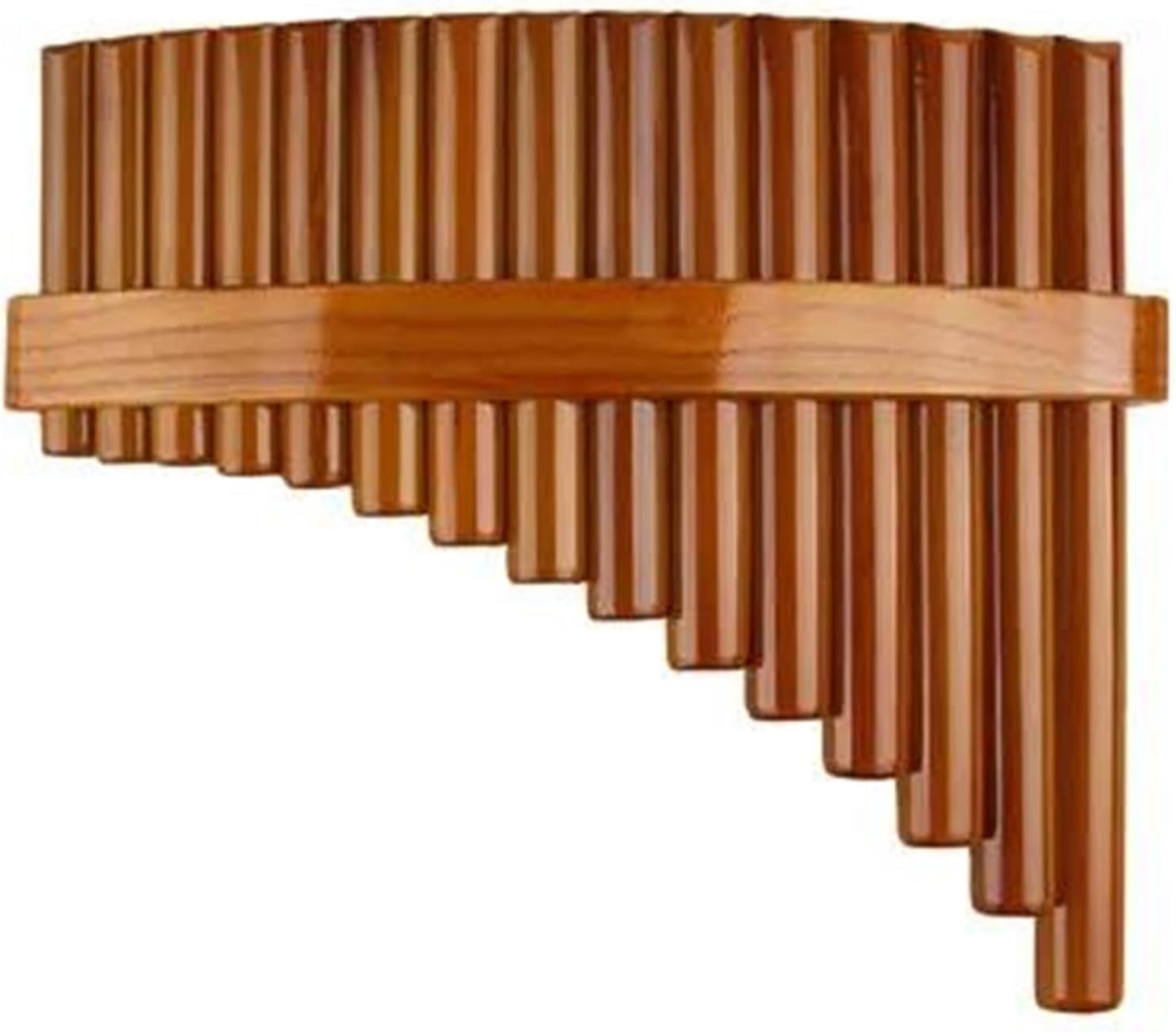 Chinese Traditional Musical Instrument 15 Pipes Pan Flute C Key Pan Pipes Woodwind Instrument (Color : Left)