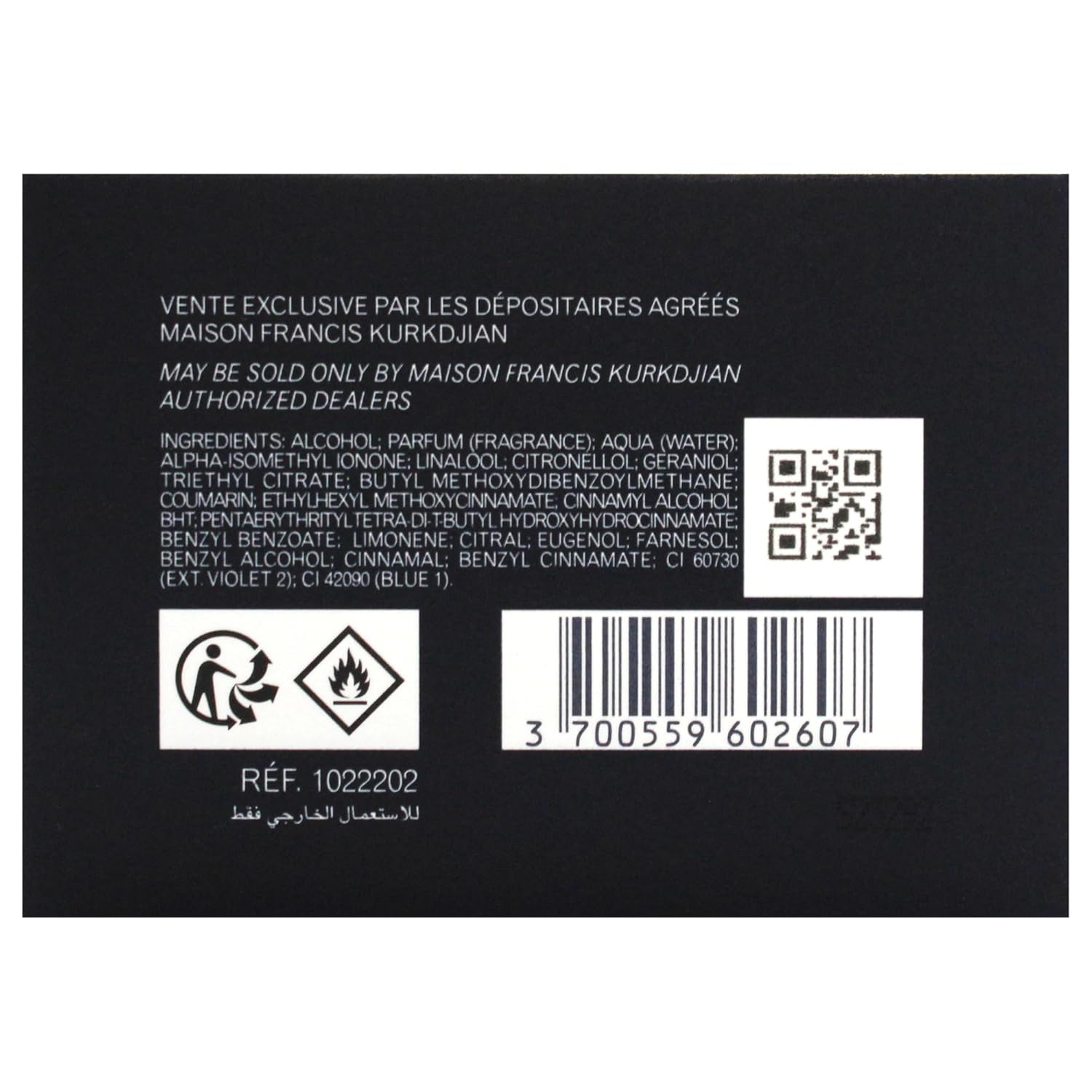 Maison Francis Kurkdjian Oud Satin Mood Eau De Parfum Spray, Vanilla Scented Amber Accord, 2.4 Fl Oz