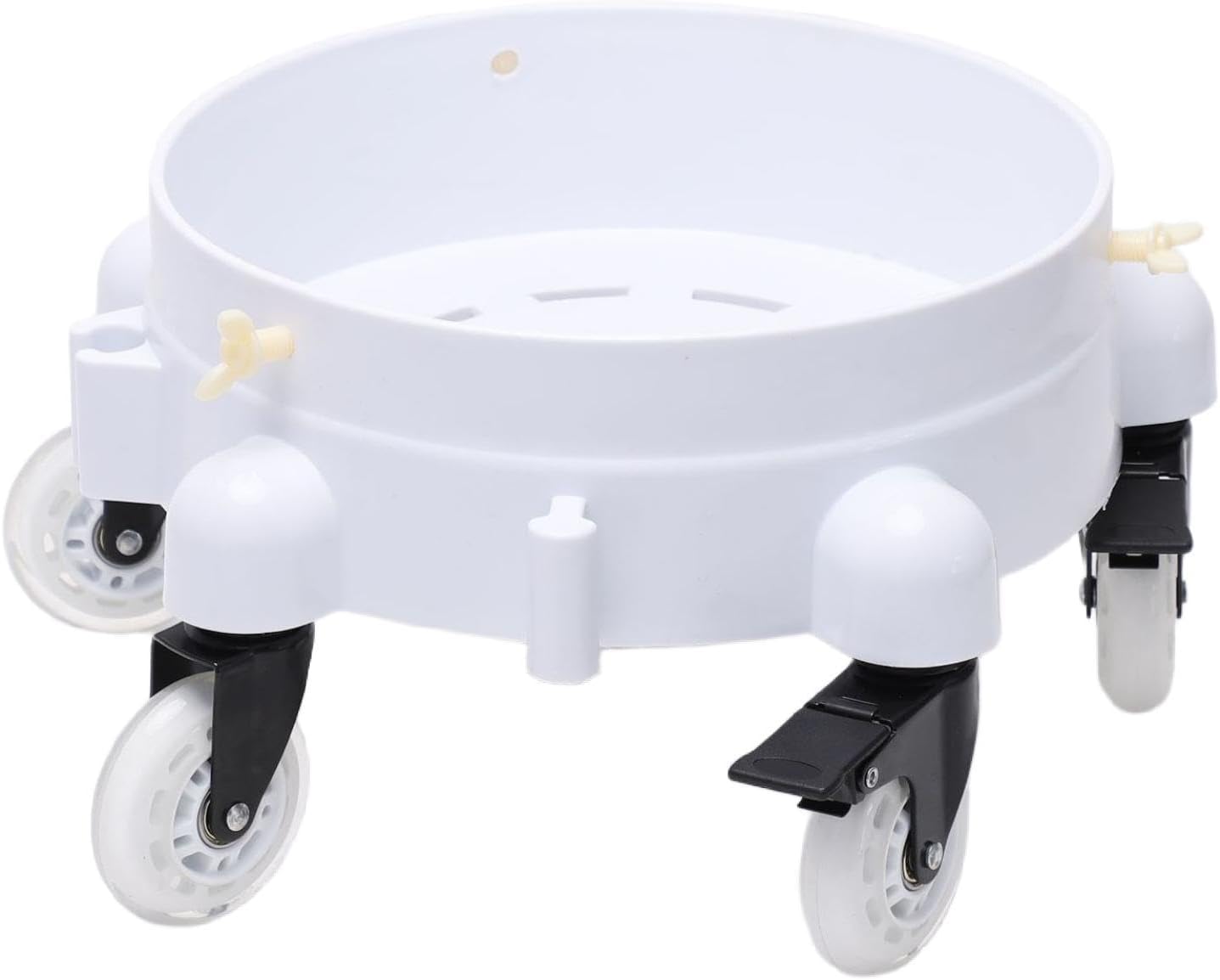 Car Wash Bucket Dolly with Wheels 360° Rolling Multifunction Accessory Heavy Duty for Tile Grouting Cleaner Car Beauty