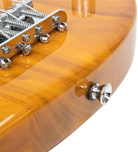 Home Exquisite Stylish IB Bass with Power Line and Wrench Tool Transparent Yellow 3-7 Days Delivery